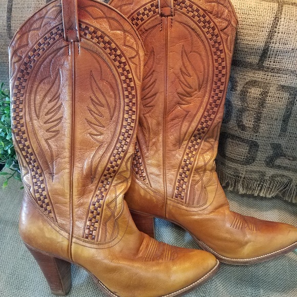 Dan Post Shoes - Dan Post High Heel Cowgirl Boots